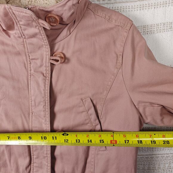 Sebby Pink Hooded Winter Coat Juniors M (Women’s XS/S) Warm Lined Jacket - Picture 5 of 11